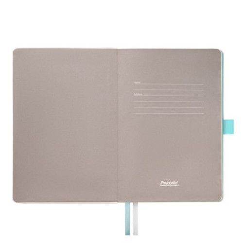 Ежедневник Арктик (Arctic) недатированный, белый/бирюзовый