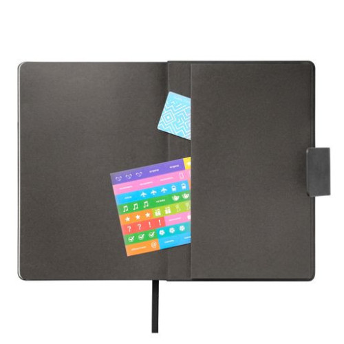 Ежедневник Риц (Ritz) недатированный, черный, твердая обложка