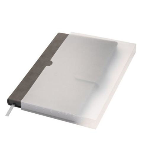 Ежедневник Риц (Ritz) недатированный, серый, твердая обложка