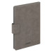 Ежедневник Риц (Ritz) недатированный, серый, твердая обложка