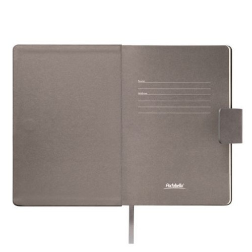 Ежедневник Риц (Ritz) недатированный, серый, твердая обложка