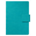 Ежедневник Риц (Ritz) недатированный, бирюзовый, твердая обложка