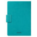 Ежедневник Риц (Ritz) недатированный, бирюзовый, твердая обложка