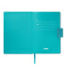 Ежедневник Риц (Ritz) недатированный, бирюзовый, твердая обложка