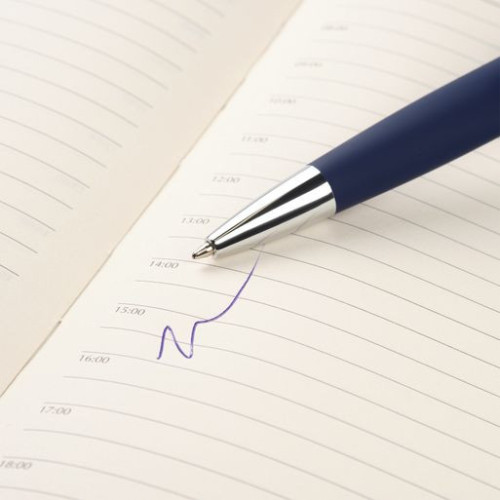 Шариковая ручка Смарт (Smart) с чипом передачи информации NFC, синяя