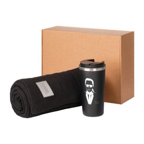 Подарочный набор Палермо, Селла (Palermo, Cella), черный (плед, термокружка) Подарочный набор Палермо, Селла (Palermo, Cella), черный (плед, термокружка)