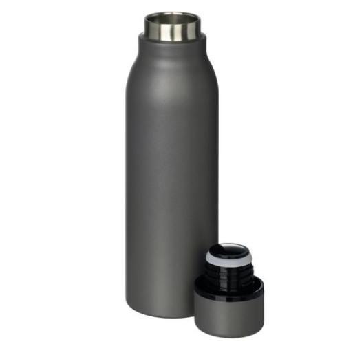 Термобутылка вакуумная герметичная Соренто (Sorento), серая, гладкое покрытие