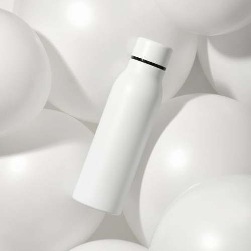 Термобутылка вакуумная герметичная Соренто (Sorento), белая, зернистое покрытие