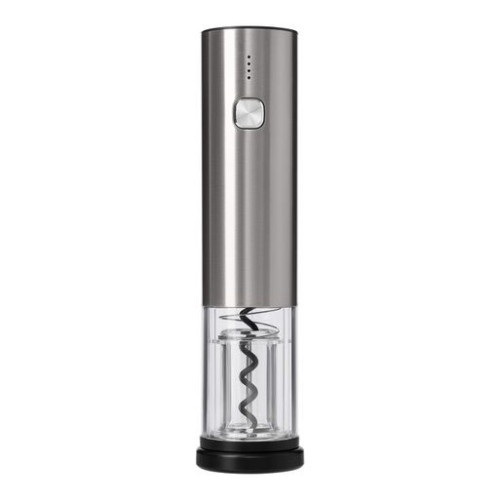 Набор для вина с электрическим штопором Винтаро (Vintaro), серебряный