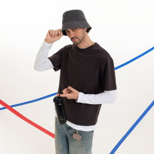 Бутылка для воды Невада (Nevada), черная Бутылка для воды Невада (Nevada), черная