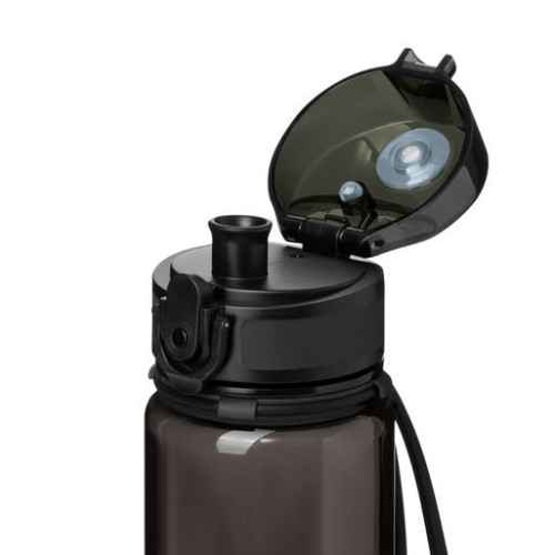 Бутылка для воды Комо (Como), черная Бутылка для воды Комо (Como), черная