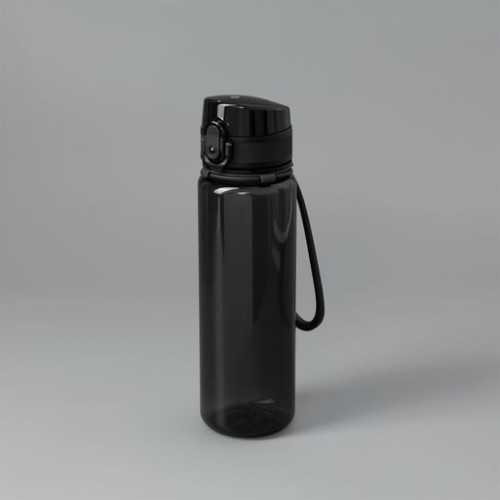 Бутылка для воды Комо (Como), черная Бутылка для воды Комо (Como), черная