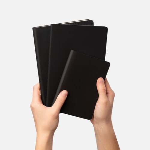 Блокнот Альфа Слим (Alpha slim), черный