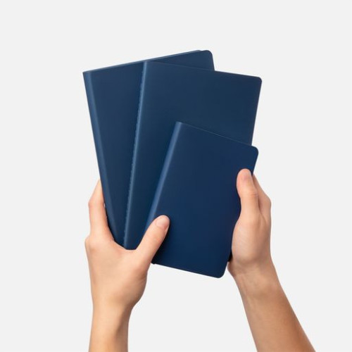 Блокнот Альфа Слим (Alpha slim), синий