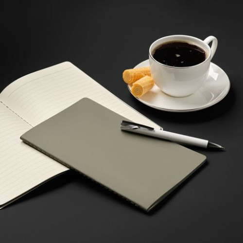 Блокнот Альфа Слим (Alpha slim), серый