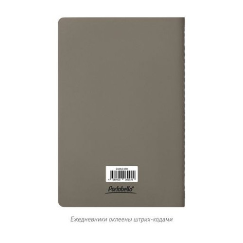 Блокнот Альфа Слим (Alpha slim), серый