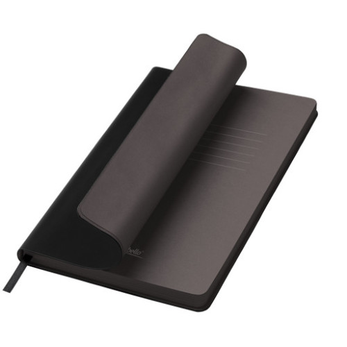 Ежедневник Латте софт-тач (Latte soft touch) недатированный, черный