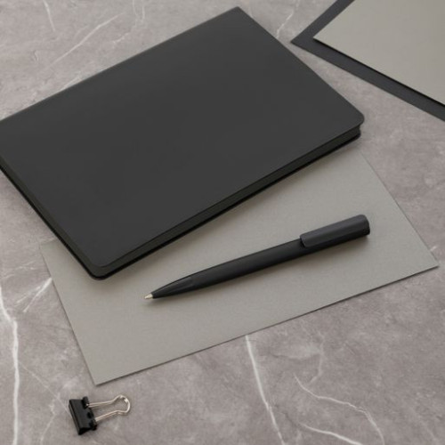 Ежедневник Латте софт-тач (Latte soft touch) недатированный, черный