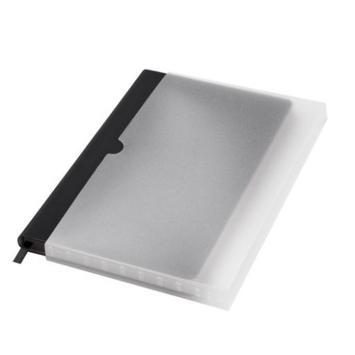 Ежедневник Латте софт-тач (Latte soft touch) недатированный, черный