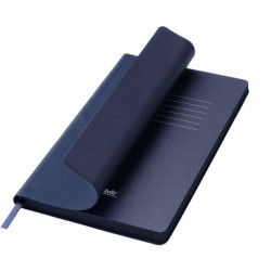 Ежедневник Латте софт-тач (Latte soft touch) недатированный, синий
