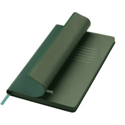 Ежедневник Латте софт-тач (Latte soft touch) недатированный, зеленый