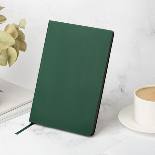 Ежедневник Латте софт-тач (Latte soft touch) недатированный, зеленый