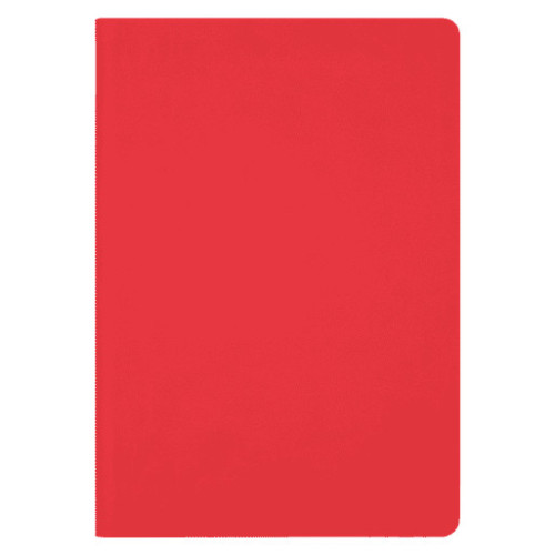 Ежедневник Латте софт-тач (Latte soft touch) недатированный, красный