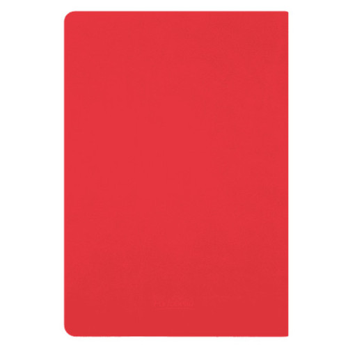 Ежедневник Латте софт-тач (Latte soft touch) недатированный, красный