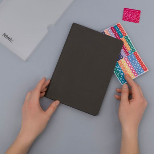 Ежедневник Латте софт-тач (Latte soft touch) недатированный, красный