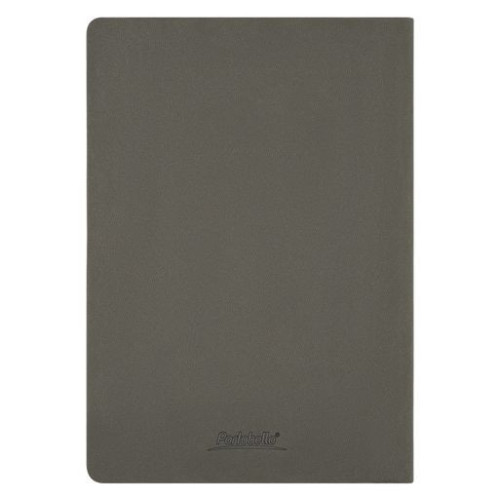 Ежедневник Латте софт-тач (Latte soft touch) недатированный, серый/красный