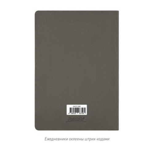 Ежедневник Латте софт-тач (Latte soft touch) недатированный, серый