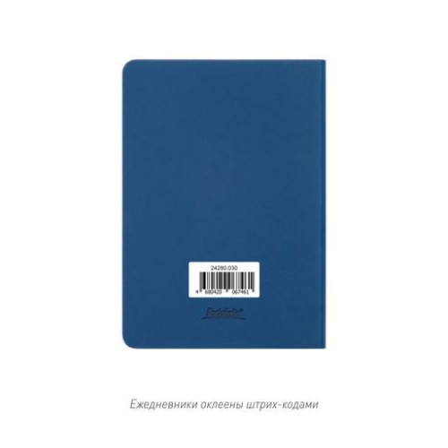 Ежедневник Спарк мини (Spark mini) A6 недатированный, синий
