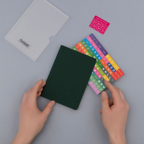 Ежедневник Спарк мини (Spark mini) A6 недатированный, зеленый