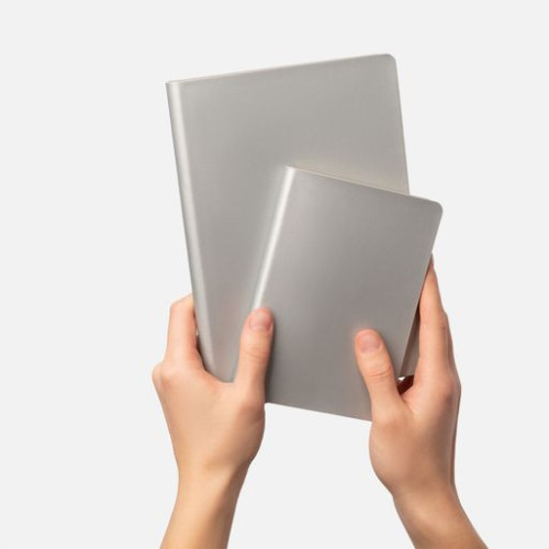 Ежедневник Спарк мини (Spark mini) A6 недатированный, серебряный