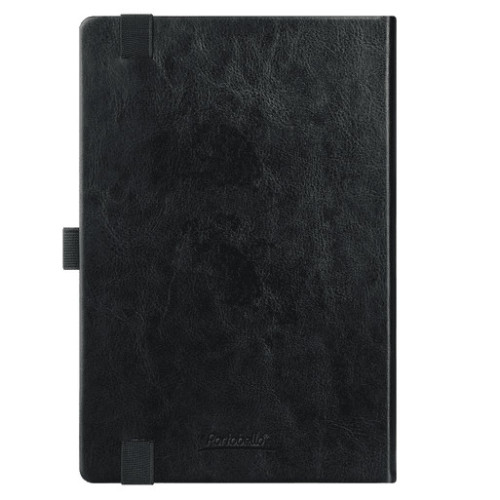 Ежедневник Гэлакси (Galaxy) недатированный, жесткая обложка, срез голограф. фольга, черный