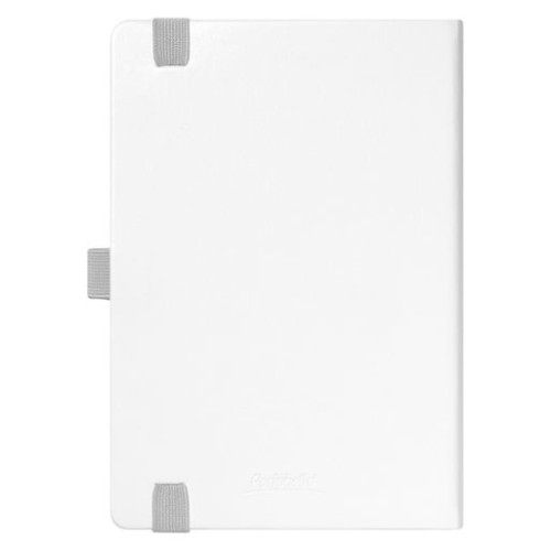 Ежедневник Гэлакси (Galaxy) недатированный, жесткая обложка, срез голограф. фольга, белый