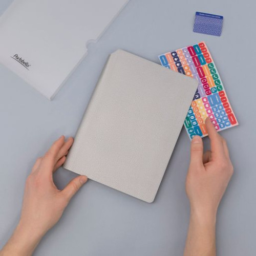 Ежедневник Молто (Molto) недатированный, серебряный Ежедневник Молто (Molto) недатированный, серебряный