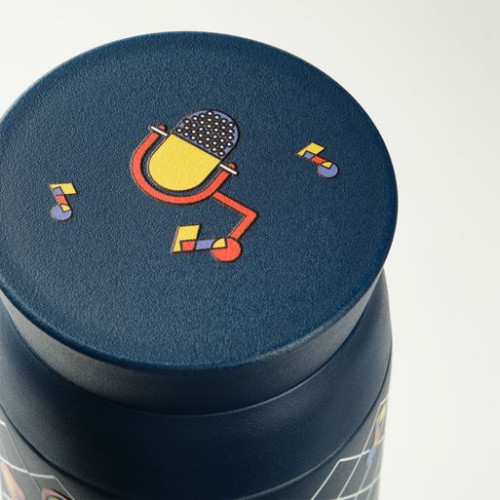 Термобутылка вакуумная герметичная Грейс (Grace), синяя Термобутылка вакуумная герметичная Грейс (Grace), синяя