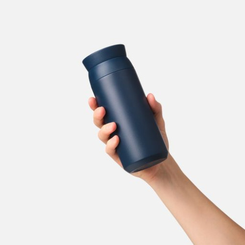 Термобутылка вакуумная герметичная Грейс (Grace), синяя Термобутылка вакуумная герметичная Грейс (Grace), синяя