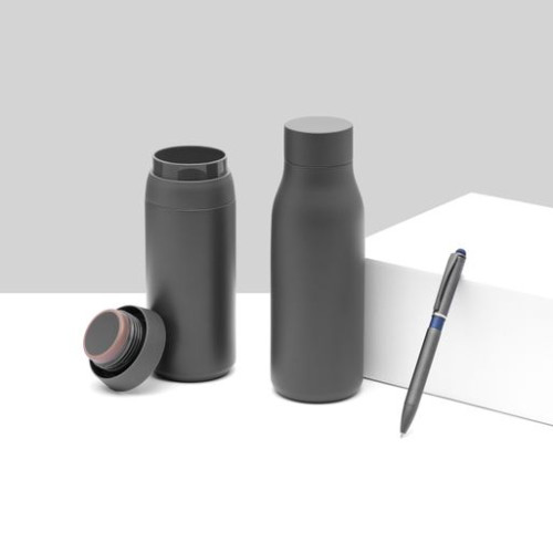 Термобутылка вакуумная герметичная Грейс (Grace), серая