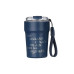 Термокружка вакуумная Монако (Monaco), синяя