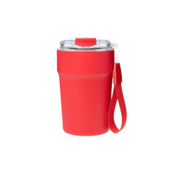 Термокружка вакуумная Монако (Monaco), красная