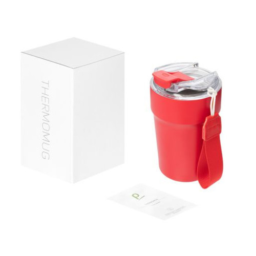 Термокружка вакуумная Монако (Monaco), красная