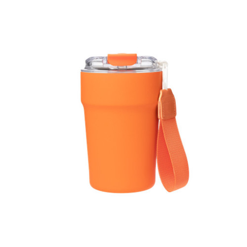 Термокружка вакуумная Монако (Monaco), оранжевая
