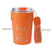Термокружка вакуумная Монако (Monaco), оранжевая