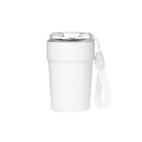 Термокружка вакуумная Монако (Monaco), белая