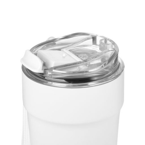 Термокружка вакуумная Монако (Monaco), белая