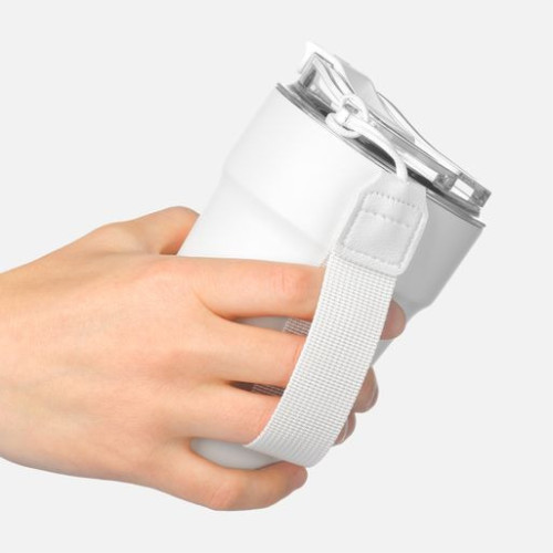 Термокружка вакуумная Монако (Monaco), белая