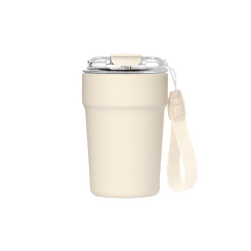 Термокружка вакуумная Монако (Monaco), бежевый