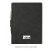 Ежедневник-портфолио Клип (Clip NEO) недатированный в подарочной коробке, черный (в комплекте ручка Tesoro серебро)